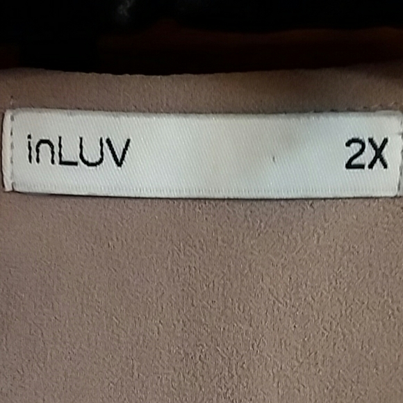 inLUV Embroidered Sleeveless Hi Low Top Size 2X - Picture 5 of 6